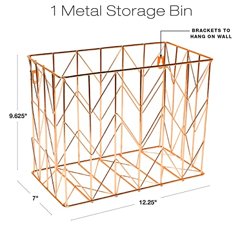 Global Printed Products Deluxe Designer Hanging File Folder Kit, Includes Metal Hanging Basket, 12 Hanging Folders, 24 File Folders, 1/3 Cut Tab, Assorted Positions, Letter Size (Floral)
