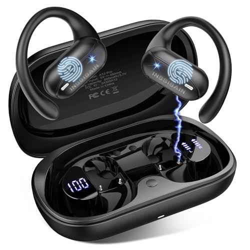 AI Translation Earbuds Real Time 164 Languages & Accents, Audifonos Traductores Ingl?s Espa?ol, IPX7 Waterproof & 10-Min Fast Charge, Bluetooth 5.4 Open-Ear Translator Earbuds for iOS/Android