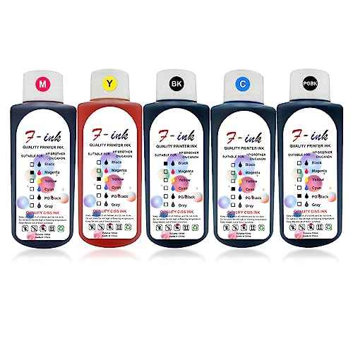Fink Refillable Ink Cartridges and 5 Bottles Dye Ink Replacement for Canon PGI-250XL CLI-251XL,Works with PIXMA MX922 MG7520 MG5520 MG5420 MG6620 MG5620 IP7220 IX6820 MG6420 MX722 MG5422 MG5522