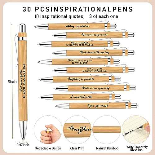 Tenceur 30 Sets Employee Appreciation Gifts Bulk - Inspirational Notebook with Sticky Note Pen for Nurse Practitioner Week Educational Support Professionals Extraordinary Work Team Recognition