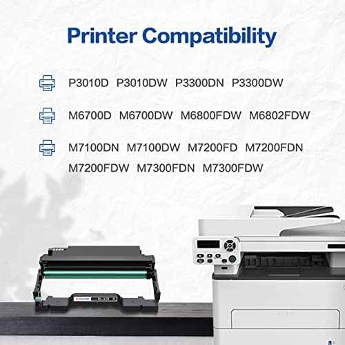 INKCLOUD DL-410 Drum Unit Compatible with Pantum DL-410 Drum Unit, Yields up to 12,000 Pages, Work with Pantum P3010, P3012, P3300, P3302,M6800, M6802, M7200, M7202, M7300 Printer