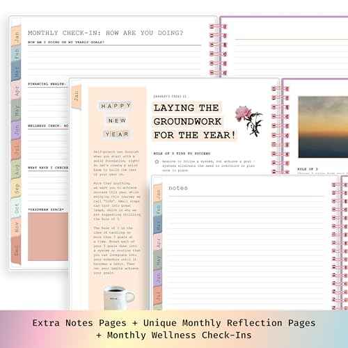Blue Sky WAAV 2026 Weekly and Monthly Planner Calendar, January 2026 - December 2026, 7" x 9", Flexible Cover, Durable Twin Wire Binding, Laminated Tabs, Storage Pocket, Bailey