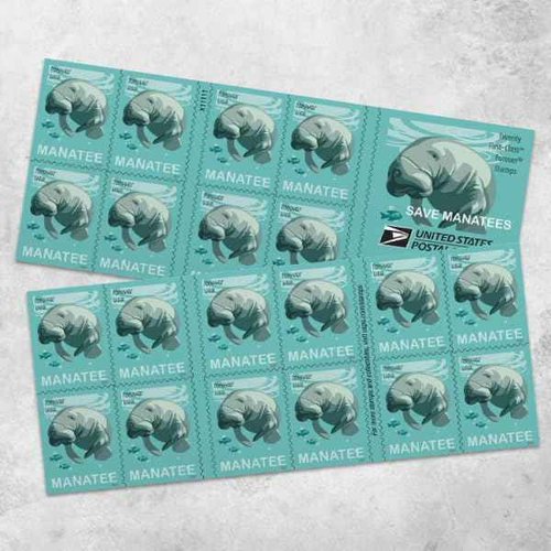 United States Postal Service Save Manatees (5 Booklets of 20) First-Class Mail Forever Postage Stamps Scott #5851