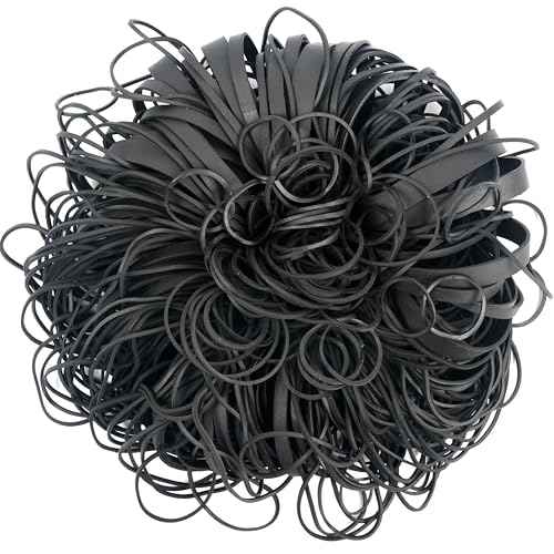 Rubber Bands Assorted Sizes Black Elastic Bands Tactical rubber bands for Office supplies 0.5lbs size10,size#16,size#33,size#64,size#84,size(4-4/5" x 1/16")