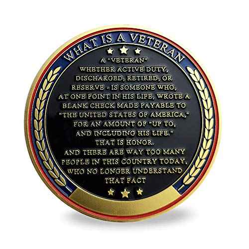 AtSKnSK 24 PCS Military Veterans Challenge Coin Appreciation Gift Thank You for Your Service