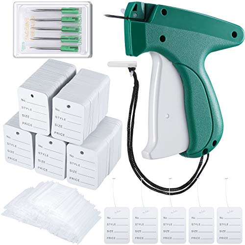 Honoson 6006 Pcs Clothes Tagging Gun Set Green – Includes 5 Extra Needles & 1,000 Clothes Tags