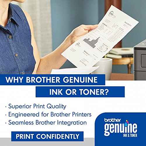 Brother Genuine TN420 Mono Laser Toner Cartridge, Black