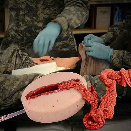 Laceration Wound Packing Trainer Kit, Stop The Bleed Training Kit, Bleed Control Kit for Medical Classes - Carrying Bag