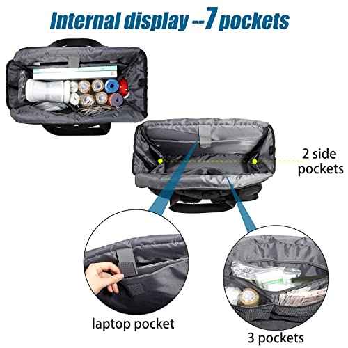 Gatycallaty Nurse Tote Bag for Women First Aid Organizer with Multi-Pockets, Healthcare Work Travel Essentials Nursing Gifts
