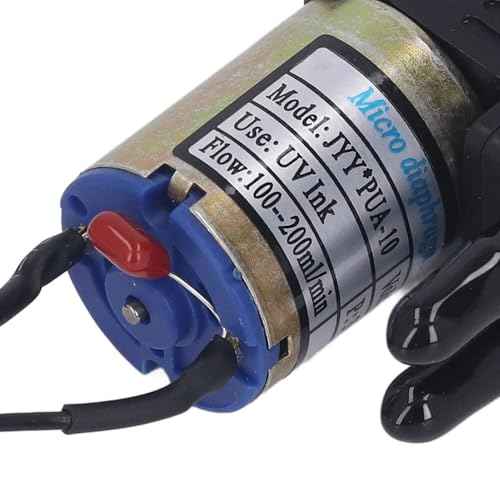 Small Ink Pump 3W Fast Heat Dissipation Plastic Small Printer Inkjet Ink Pump Replacement for Printer Accessories DC24V