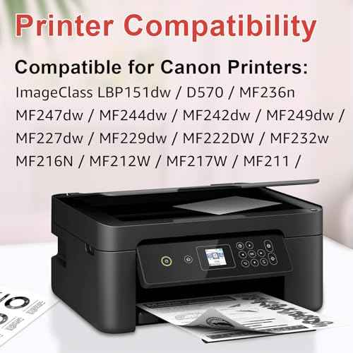 NineLeaf Compatible Toner Cartridge Replacement for Canon 137 CRG137 9435B001AA use for ImageClass MF247dw LBP151dw MF212w MF216n MF217w MF227dw MF236n MF244dw MF249dw Printer (Black,4-Pack)
