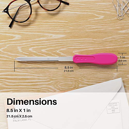 Mixed Colors 3-Pack Envelope Letter Openers - Uncommon Desks Office Supplies