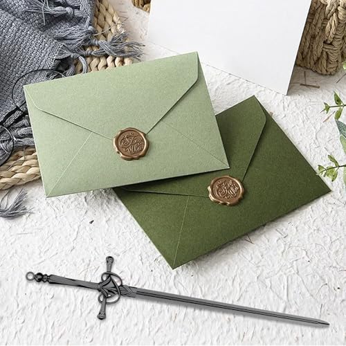 Stainless Steel Letter Openers Set - Multi-Color Mail & Envelope Slitter with Ergonomic Handles