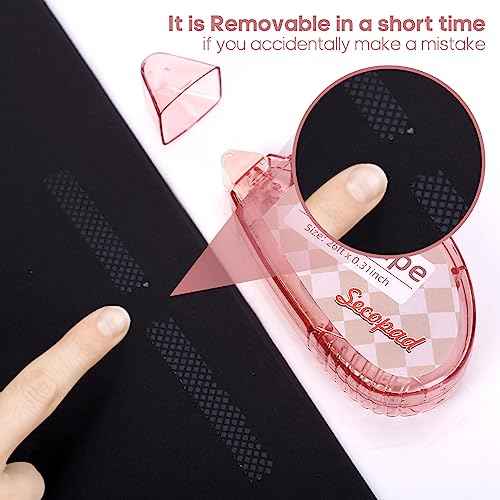 Scrapbook Tape, 4 Pack Double Sided Tape Roller for Crafts, Adhesive Glue Runner Scrapbooking Supplies Journaling School Office Teacher Supplies for Kids and Adults, 0.3IN x 26FT