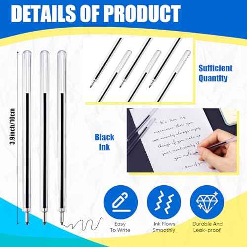 200 Pcs Safety Pens 3.8 Inches Flexible Non-lethal Writing Pens for Mental Health Hospitals and Prisons