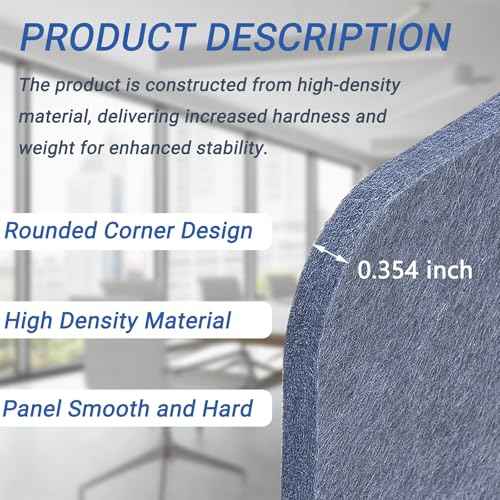 Desk Divider Privacy Panel (2 Pack) 24" x 16" - Portable Desk Partition & Dividers for Office, Home Study & School Exams - Focus Enhancing Privacy Shield - Gray