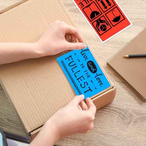 3x5 Inch Rectangle Color Coding Sticker Labels 300Pcs Printable Moving Box Labels for Warehouse, Address, Inventory, Small Business Labeling, Mixed Colors