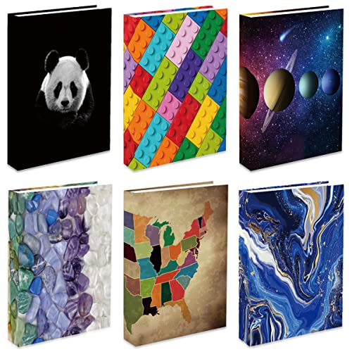 ARTLYMERS Stretchable Book Covers Pack of 6 for Textbooks & Paperbacks