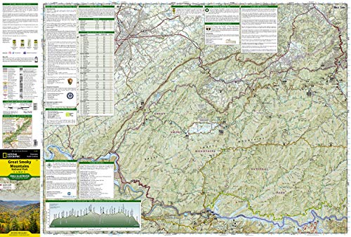 Great Smoky Mountains National Park Map | Trails Illustrated Topographic Map