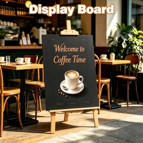 ZhoCue 24x36 Black Foam Board 4 Pack - Acid-Free Double Sided Sign & Craft Board