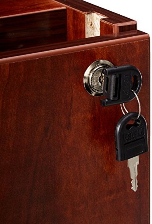 Lorell LLR69604 69000 Series Free Standing Fixed Pedestals, Cherry