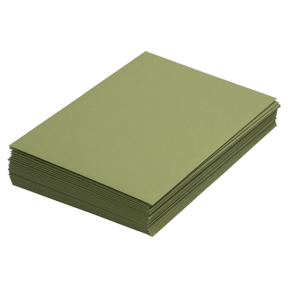 LUXPaper A7 Invitation Envelopes | Peel & Press | 5 1/4" x 7 1/4" | Olive Green | 70lb. Text | 50 Qty