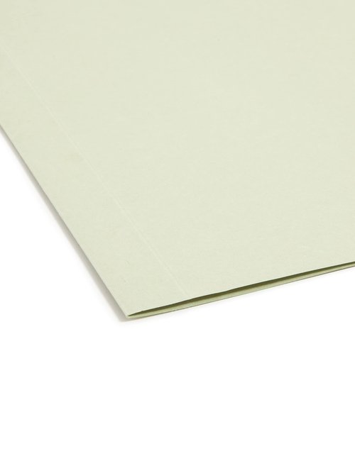 Smead FasTab Hanging Box Bottom File Folder, 2” Expansion, 1/3-Cut Built-in Tab, Letter Size, Moss, 20 per Box (64201)