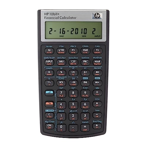 HP 10bII+ Financial Calculator for Business, Finance & Student Use