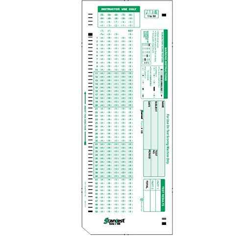 SCANTEST-100, 882-E Compatible Answer Sheet 50 Pack
