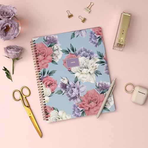 Blue Sky 2026 Weekly and Monthly Planner Calendar, January 2026 - December 2026, 8.5" x 11", Flexible Cover, Laminated Tabs, Durable Twin Wire Binding, Storage Pocket, Tula