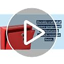 Adir Metal Suggestion Box with Lock & Blue Wall Mount Deposit Box 3x10x12 inch