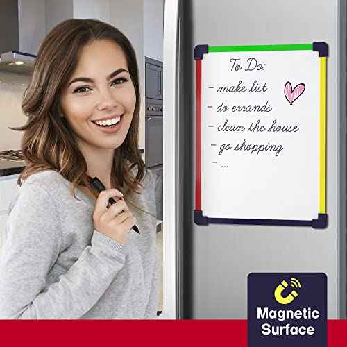 ScribbleDo Magnetic Dry Erase Board for Kids Whiteboard 9¡±x12¡± Includes White Board for Kids Writing Learning & Drawing Art Educational Kids Toy