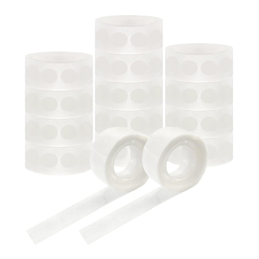 Transparent Balloon Glue Points by Skiennix - 1500 PCS Double-Sided Adhesive Dots for Craft Decoration