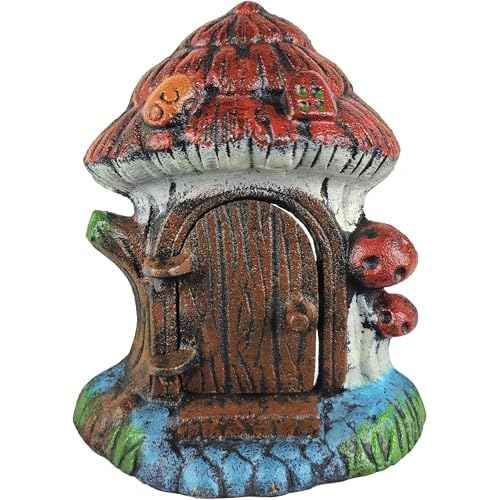 Lulu Decor, 100% Cast Iron House Fairy Door Decorative Door Stopper 4 lbs 5 oz