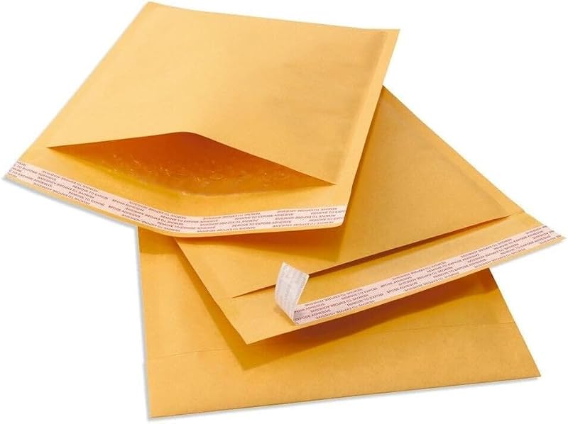 DowDew Kraft Bubble Mailers #0 6x9 Inch – 10 Pack Padded Shipping Envelopes