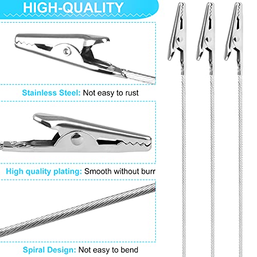 40 Pack Metal Alligator Clip Photo Holders for Crafts, DIY, Memo, Card Display