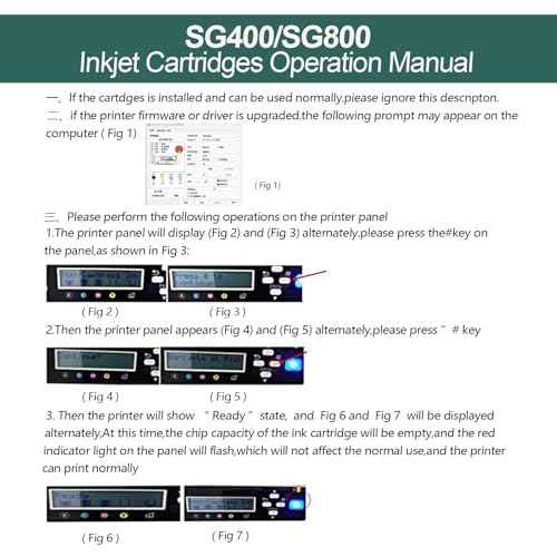 INK+ SG400 SG800 Sublimation Cartridge Compatible with Sawgrass Virtuoso SG400 SG800 Printer DIY, Latest Upgraded Chip (1 Black, 1 Cyan, 1 Magenta, 1 Yellow, 4 Pack)