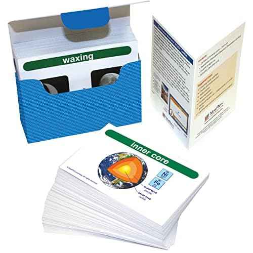 NewPath Learning - 44-6018 Earth Science Vocabulary Builder Flash Card Set, Middle School Medium