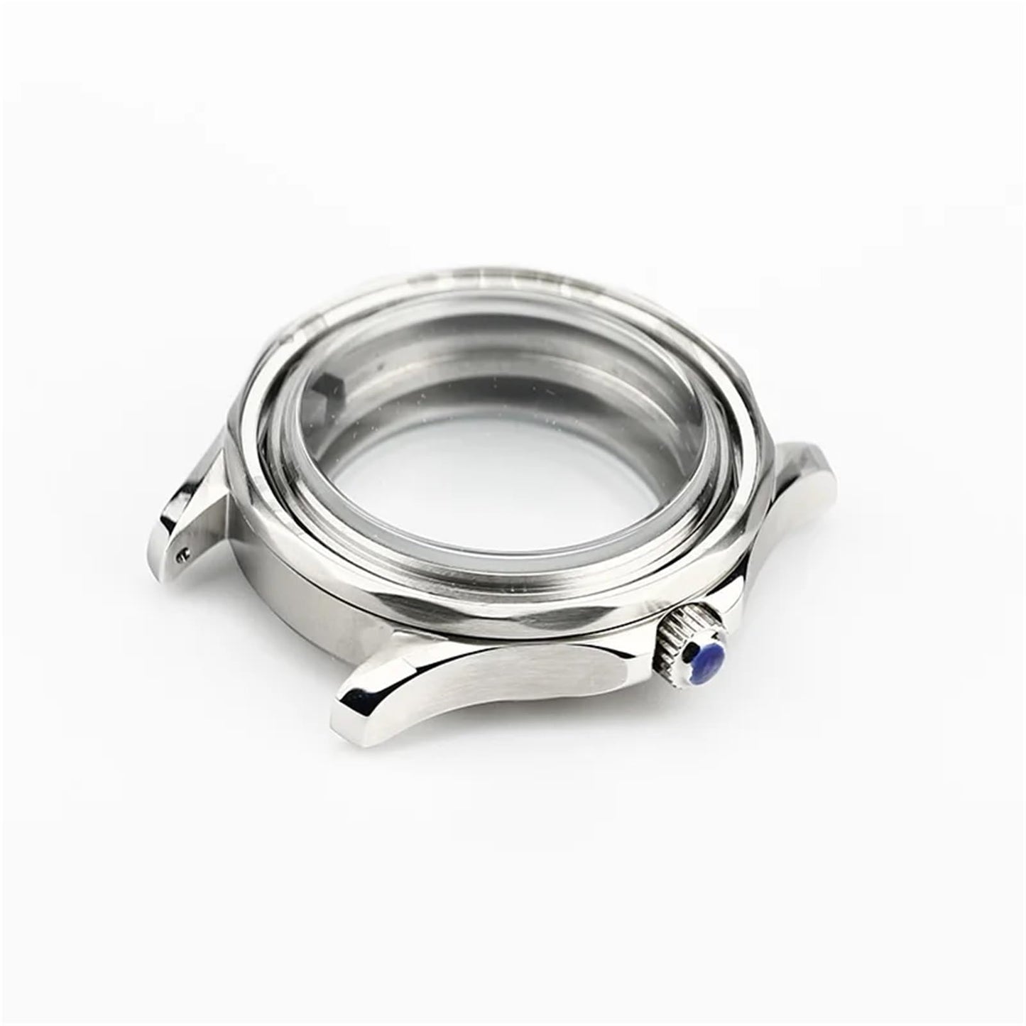 42mm Silver for Mechanical Case for Repair Replacement Modification NH35 NH36 Diving Watch Case(Silver)