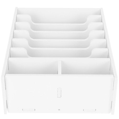 STOBOK 1Pc Cash Drawer Money Tray Portable Currency Till Replacement With Multiple Compartment Storage Box for Home and Office, 9.37x7.08x2.95 Inches