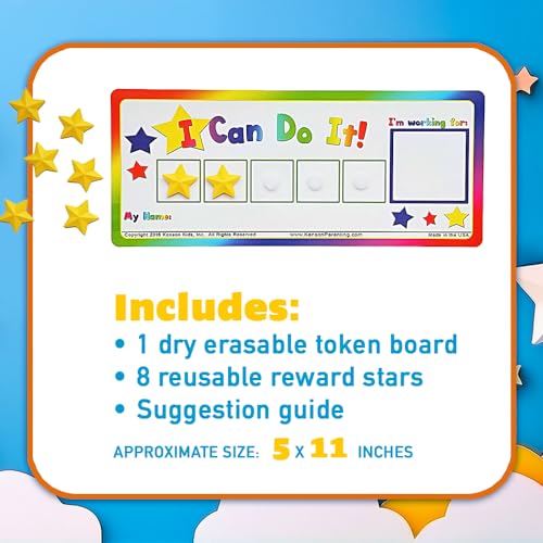 Educational Token Board for Kids with Rewards & Customizable Goals