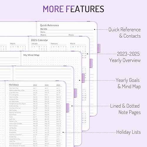 Undated Weekly Planner for 2025, Forvencer Simplified Weekly & Monthly Calendar Planner, Cute Daily Organizer Notebook, Agenda Journal to Track Goals & Tasks, Start Anytime, A5 Size, Black