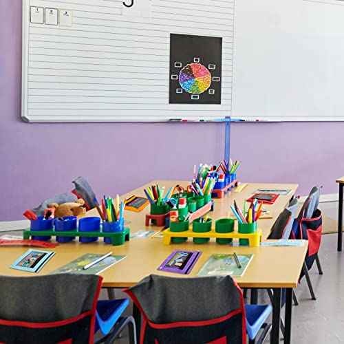 32 Colorful Pencil Pouches with Zipper - 3 Ring Binder Pencil Case for Classroom & Teacher Supplies