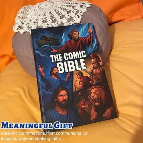 The Comic Bible for All Ages, New Full-Color Illustrated Bible Comic Book, from Genesis to Revelation with Complete, Christian Gift (Full Testament Edition)