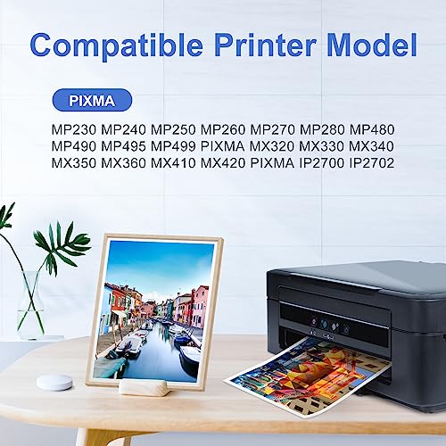 210XL 211XL Combo Pack Remanufactured Ink Cartridge Replacement for Canon 210 XL 211 XL Black Color for PIXMA MX410 IP2700 IP2702 MP240 MP250 MP495 MX340 Printer