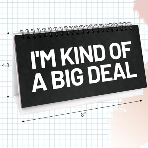 Funny Desk Signs - 30 Reusable Office Accessories for Coworkers, Gift Idea