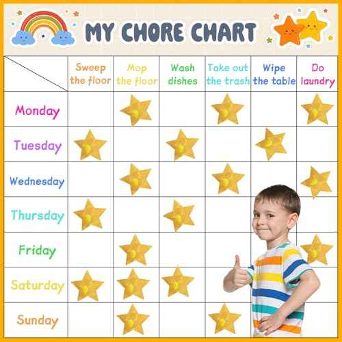 1000 pcs Star Stickers for Kids Reward, Holographic Gold Stars Stickers, 2 Rolls Sparkly Foil Star Stickers for Behavior Chart, Student Planner, School Classroom Students Teacher Supplies (1 inch)