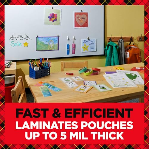 Scotch TL901X Thermal Laminator, 1 Laminating Machine, Gray, Laminate School Assignments and Documents, for Dorm Room or School Supplies, 9 in.