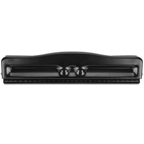 4 Hole Adjustable Punch Manual Home Paper Punching Machines 999D 10 Sheet Capacity Paper Punch Puncher for Office School Crafts Accessories Teacher Supplies, 11.4 x 2.6 x 2.2in