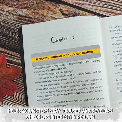 24 Pieces Guided Reading Strips,6 Colors Overlay Highlight Bookmarks, Dyslexia Reading Tools for Kids, Teachers